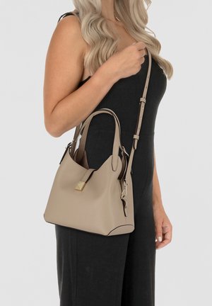 DECO CROSSBODY TOTE - 手提包 - 永恒灰褐色